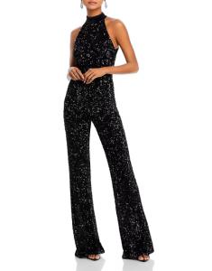 Cataline Sequined Jumpsuit Black
