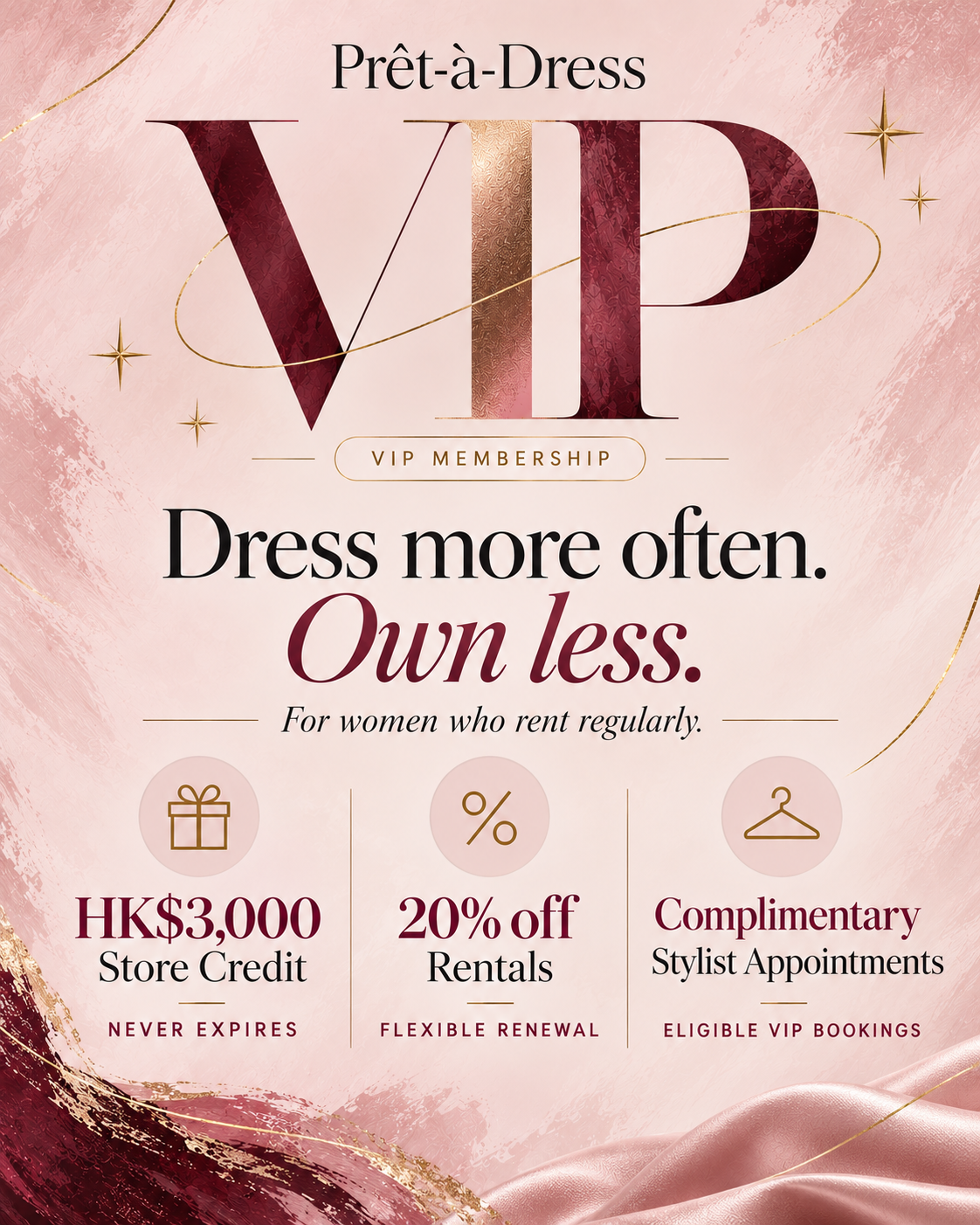 Prêt-à-Dress VIP Membership