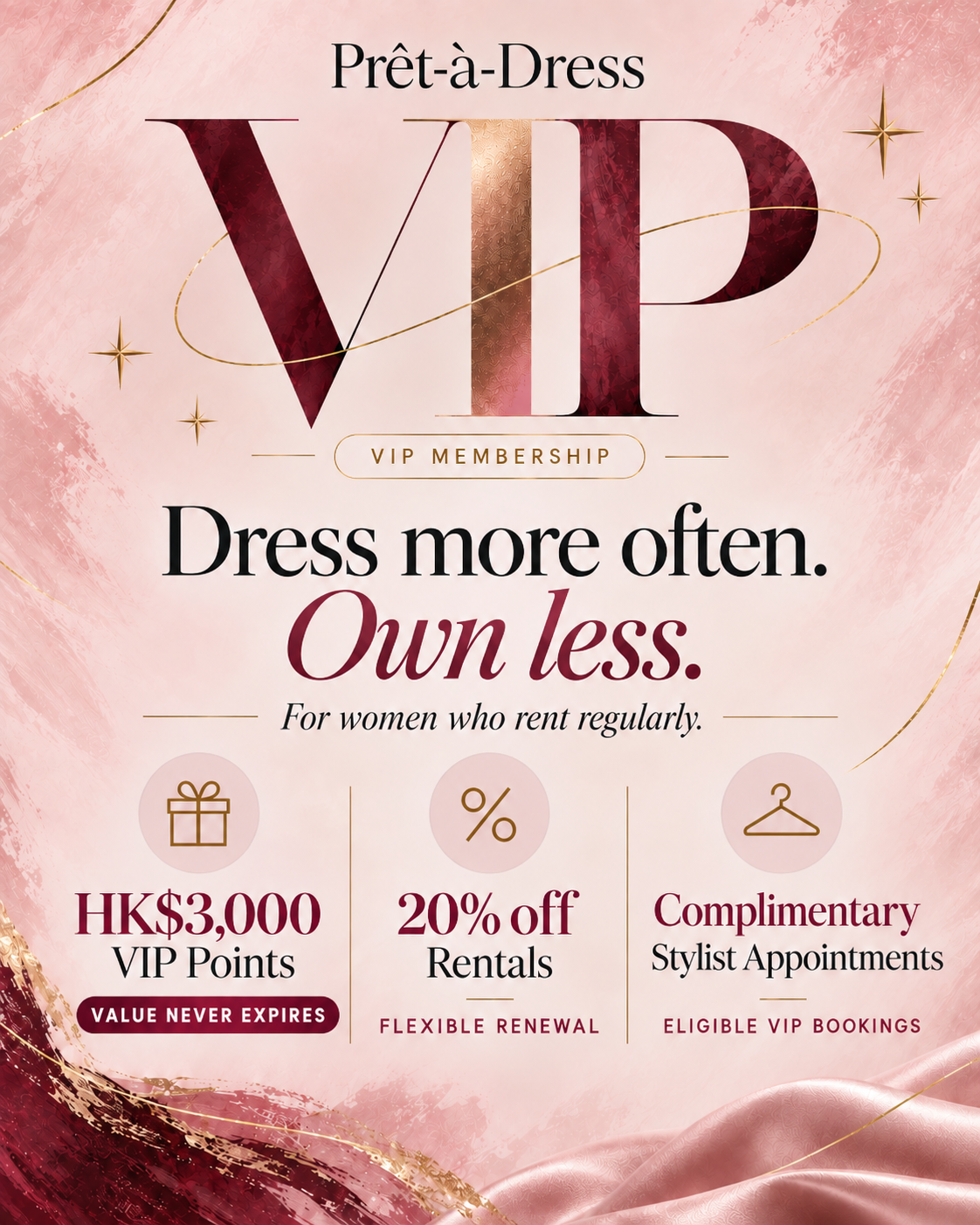 Prêt-à-Dress VIP Membership